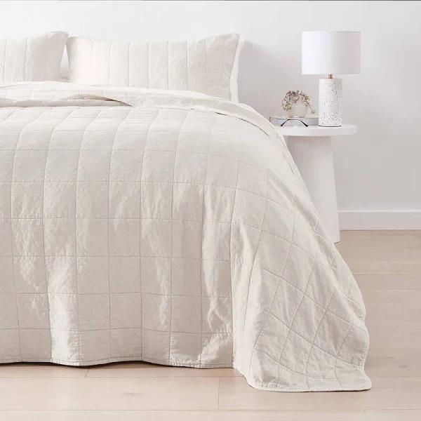 Kmart Hayden Coverlet Set - Queen/King Bed, Sand