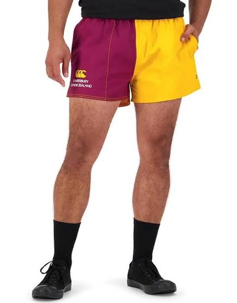 Canterbury of NZ Harlequin Shorts Maroon / 30