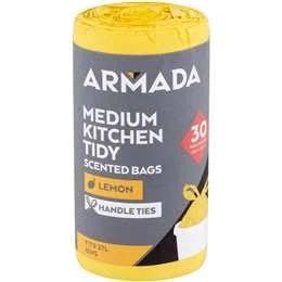 Armada Medium Kitchen Tidy Bag Lavender/Lemon Scented 30 Pack