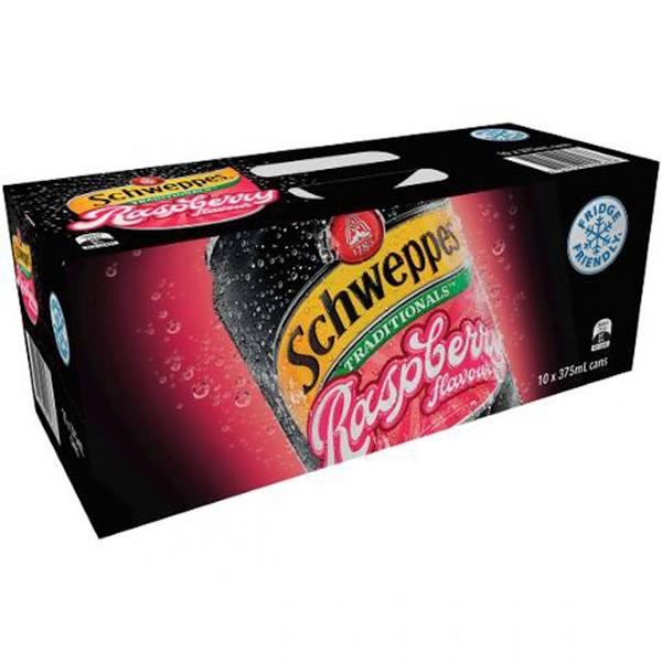 Schweppes Traditional Raspberry Flavour Multipack Cans 375ml