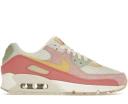 Nike Air Max 90 Leather Sesame Red Clay (PS)