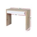 Artiss Console Table Hallway Sofa Entry Desk With Storage Drawer 100cm