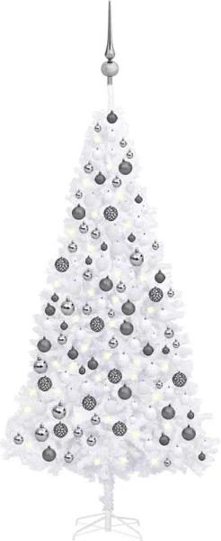 Artificial Christmas Tree with LEDs&Ball Set LEDs 300 cm White