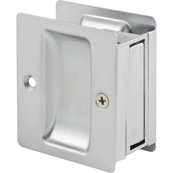 Lane Cavity Door Slider Passage Square Satin Chrome