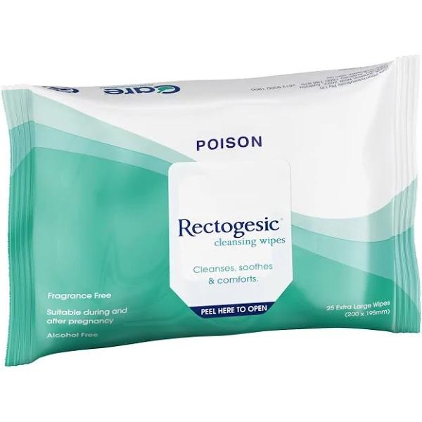 Rectogesic Cleansing 25 Wipes