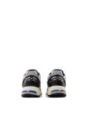 New Balance 1906 Sneakers in White Metallic and Blue With Black