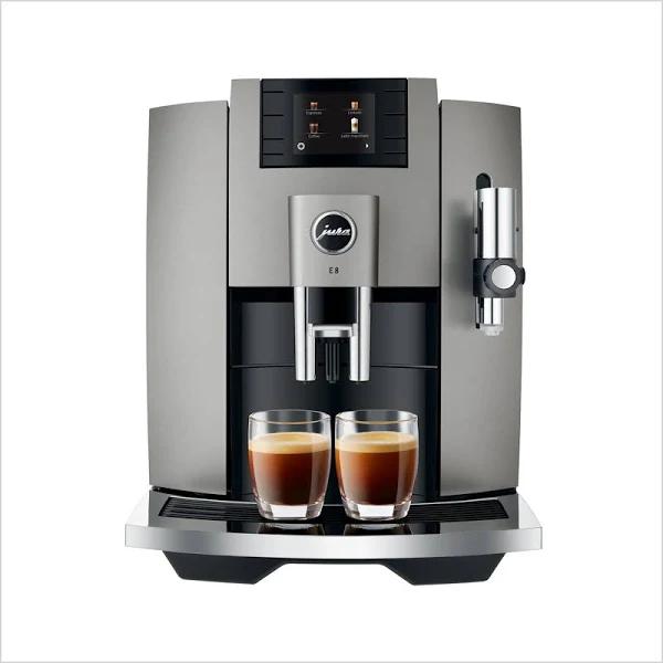 Jura E8 Automatic Coffee Machine - Dark Inox