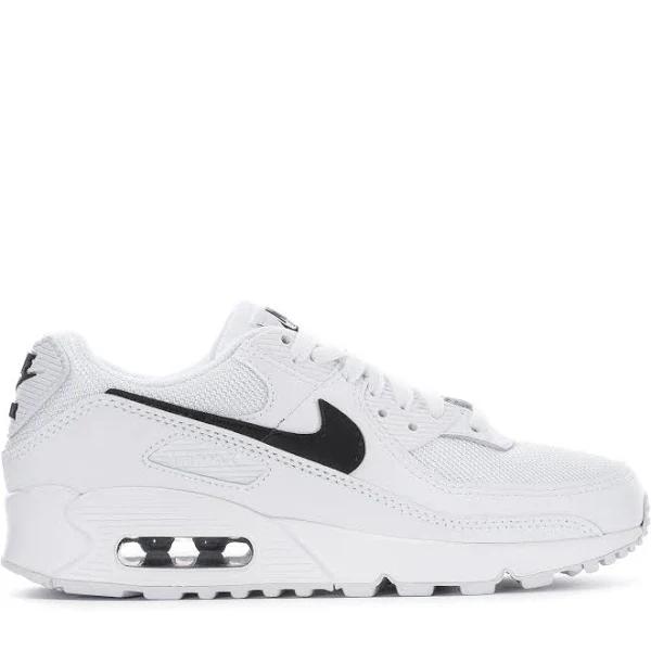 Nike Air Max 90 Women's - White/Black - Womens - 5