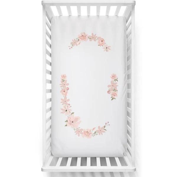 Lolli Living Cot Fitted Sheet (Floral Bouquet)