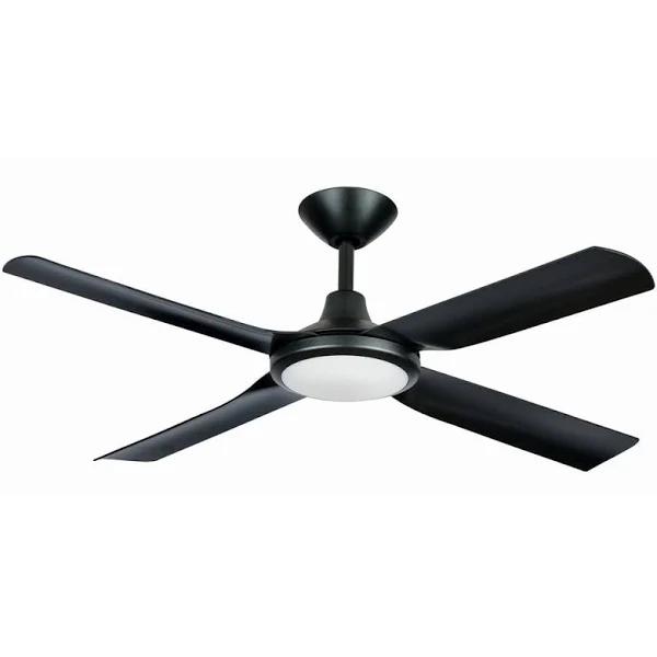 Hunter Pacific 52" (1320mm) Next Creation 2 Indoor / Outdoor DC Ceiling Fan with 18W Dimmable CCT LED Light Black