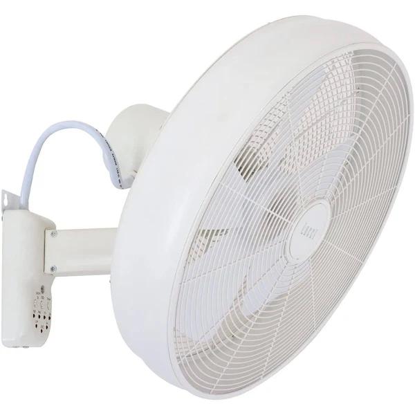 Beacon Lighting Breeze 41cm Wall Fan with Remote in White