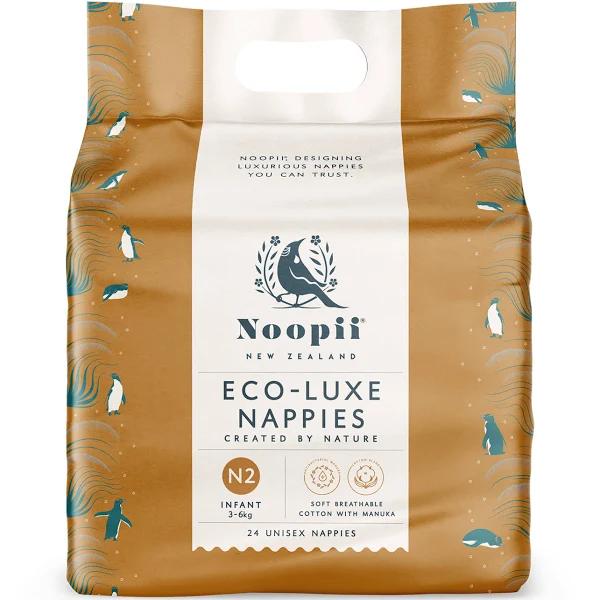 Noopii Eco Luxe Nappies - Infant Pack | Hello Charlie