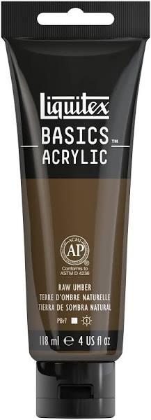 Liquitex Basics Acrylic Paint 118ml - Raw Umber