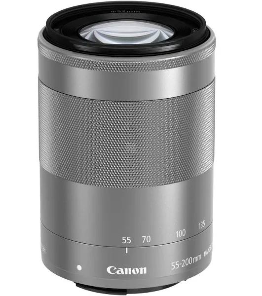 Canon EF-M 55-200mm f/4.5-6.3 Is STM Lens - Silver