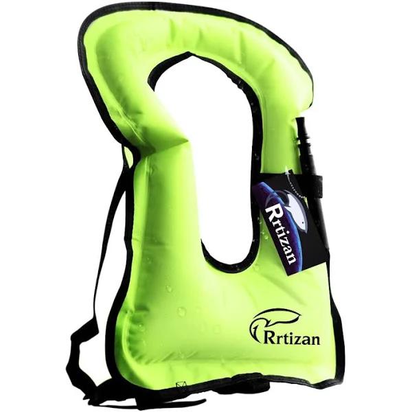 Rrtizan Snorkel Vest, Adults Portable Inflatable Swim Vest Jackets for