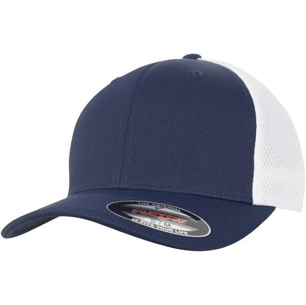 Flexfit by Yupoong Flexfit Ultra Fibre And Airmesh Two Tone Cap Navy/White S/M