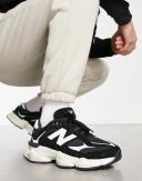 New Balance Unisex 9060 Black/Blacktop/White - Size 5