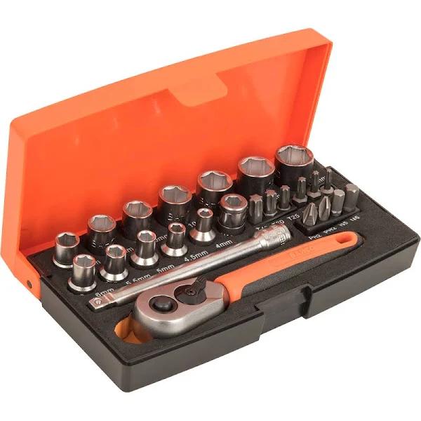 Bahco SBSL25 - Mini Socket Set 1/4" 25 Piece