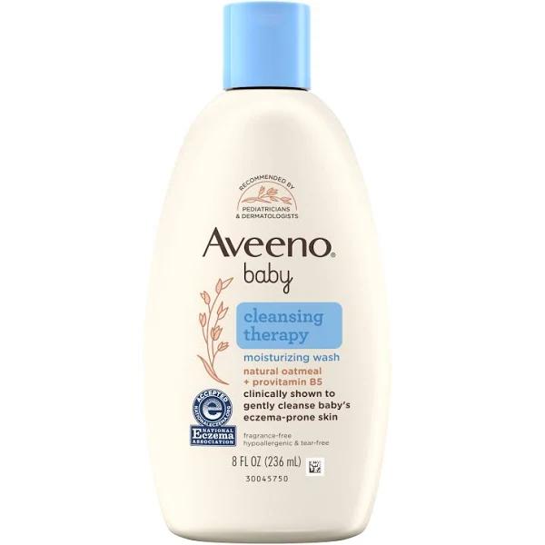 Aveeno Moisturizing Wash, Cleansing Therapy, Baby - 8 fl oz