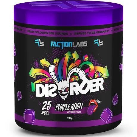 Faction Labs Disorder - 25 Serves - Purple Reign