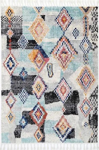 Boho Moroccan Zagora Multi Rug 80x300 cm