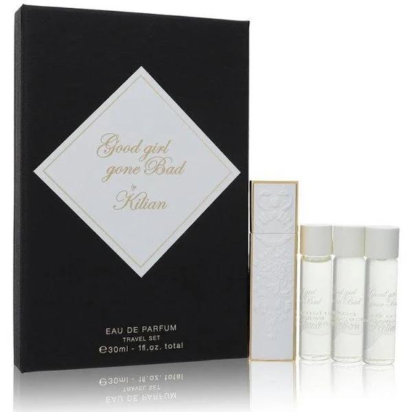 Good Girl Gone Bad 4 x 0.25 oz Travel Spray Includes 1 White Travel Spray With 4 Refills by Kilian