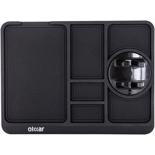 Olixar Car Dashboard Tray - Sticky Dash Mat Car Phone Holder With Mount - Large Non Slip Gel Pad - Washable - Car Dashboard Accessories - Holder For