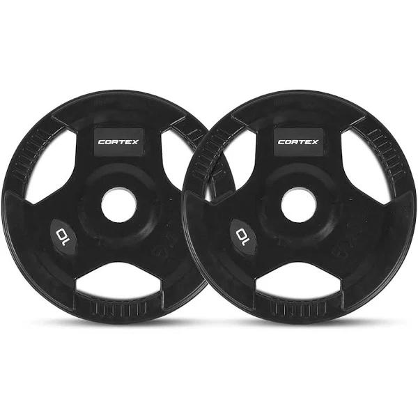 Cortex - Tri-Grip Olympic Plates - 50mm Pair - 10kg