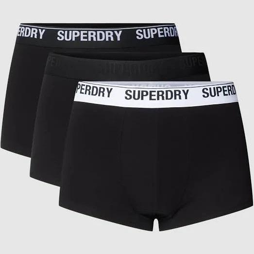 Superdry Trunk Multi Triple Pack | Black Mix