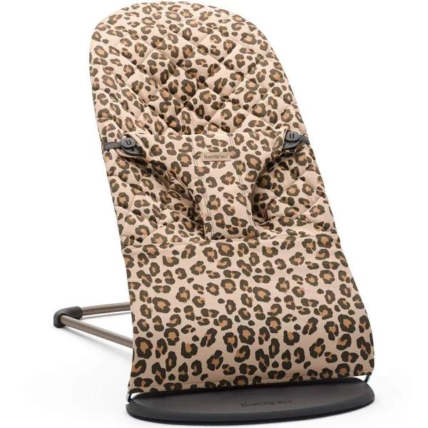 Baby Bjorn Bouncer Bliss Beige Leopard 006075 1 Month and Up