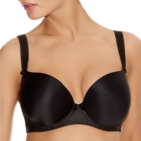 Freya Deco Moulded Plunge Bra Black-34B