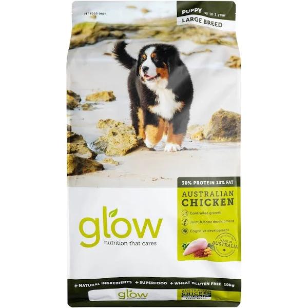 Glow Puppy Large Breed Australian Chicken Dry Dog Food - 10kg