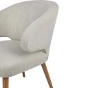 Harlow Natural Dining Chair - Natural Linen