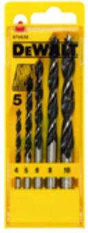 DeWalt Brad Point Drill Bit Set 5 Piece 4-10mm DEWDT4535QZ