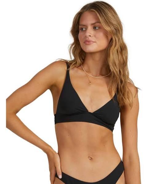 Billabong Sol Searcher Elongated Tri Bikini Top Black 16