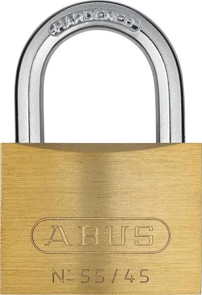 ABUS Lock 55/45 KD Brass Padlock Keyed Different