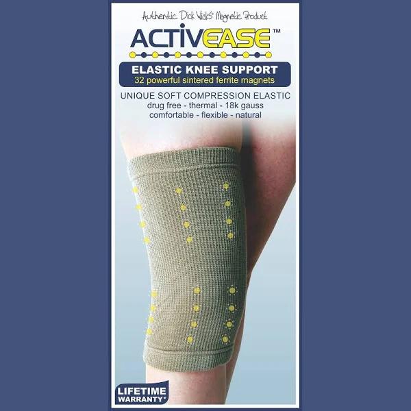 Activease Low Compression Magnetic Knee Support by Dick Wicks Large