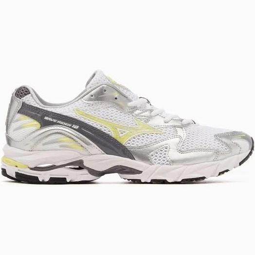 Mizuno Wave Rider 10, White / Sunny Lime / Silver