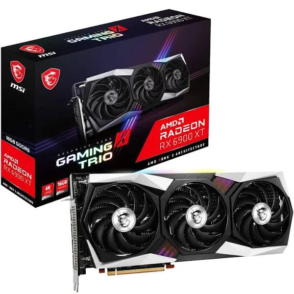 MSI Radeon RX 6900 XT Gaming x Trio 16G Graphics Card