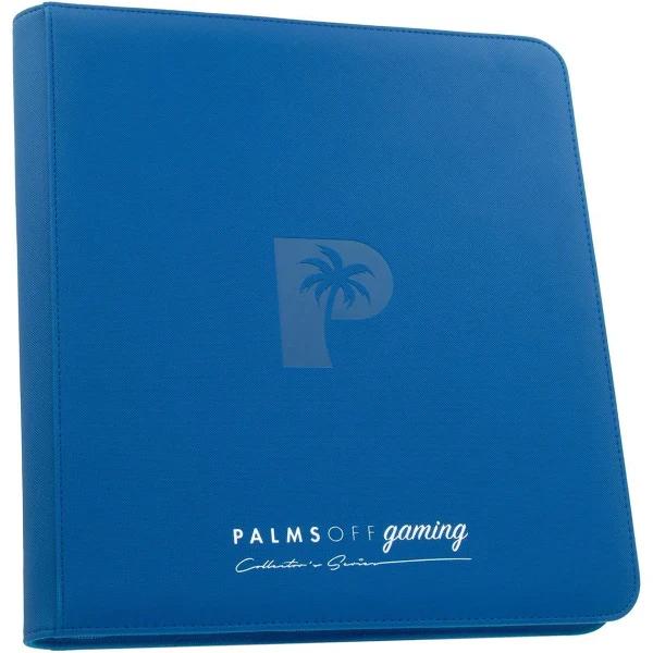 Palms Off Gaming: Collector's Series 12 Pocket Zip Trading Card Binder - Blue