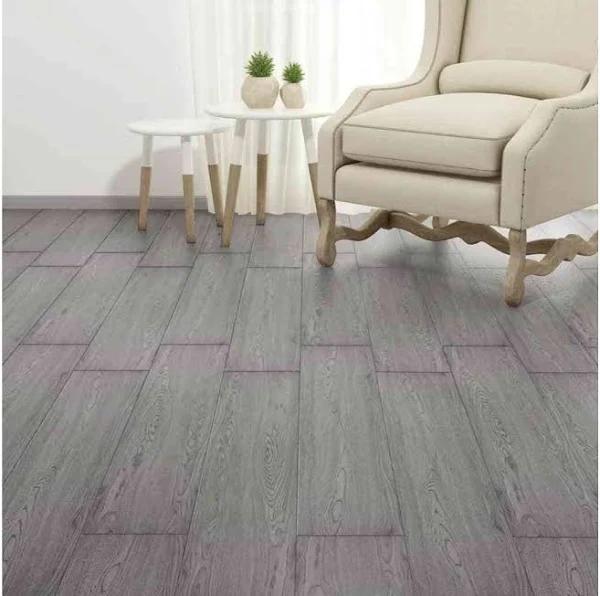 Waterproof Flooring Planks DIY Laminate Tiles Grey Wood Pattern 5.26 SQM - AfterPay & zipPay Available