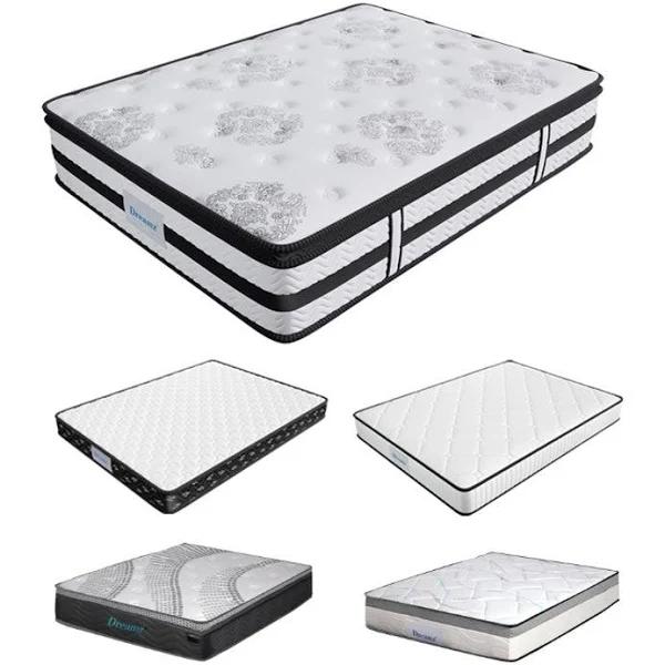 DreamZ Mattress Queen Double King Single Bed Top Pocket Spring Firm Foam - Earn Everyday Rewards, Afterpay Available