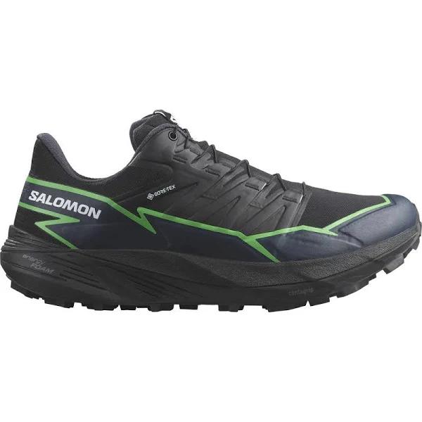 Salomon Thundercross GTX Mens Trail Running Shoes Black/Green US 10.5