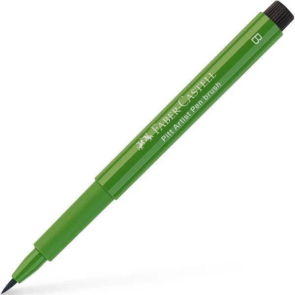 Faber Castell Pitt Artist Brush Pen 167 Permanent Green Olive