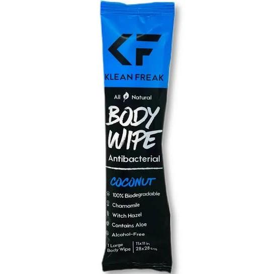 Klean Freak Refreshing Body Wipe - Single Sachet - Coconut