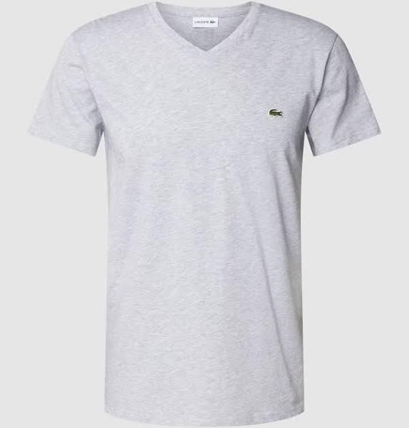 Lacoste Men's Basic Sport Tee Silver Chine Grey T-Shirt