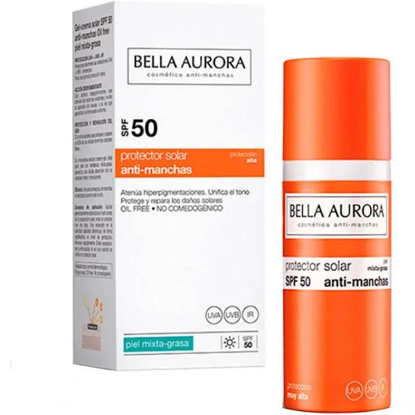 Bella Aurora Anti-Dark Spots Gel-Cream Sunscreen SPF50 Combination-Oily Skin 50ml