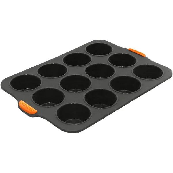 Bakemaster Silicone 12 Cup Muffin Pan