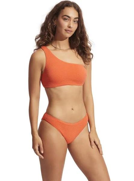 Seafolly Hipster Sea Dive Bikini Bottoms - Mandarin