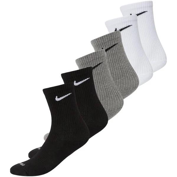 Nike 6 Pack Cushioned Crew Socks